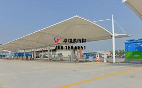 浚縣膜結(jié)構(gòu)充電站樁停車棚/雨棚【?？h漢生食品有限責(zé)任公司等】工程設(shè)計(jì)施工案例