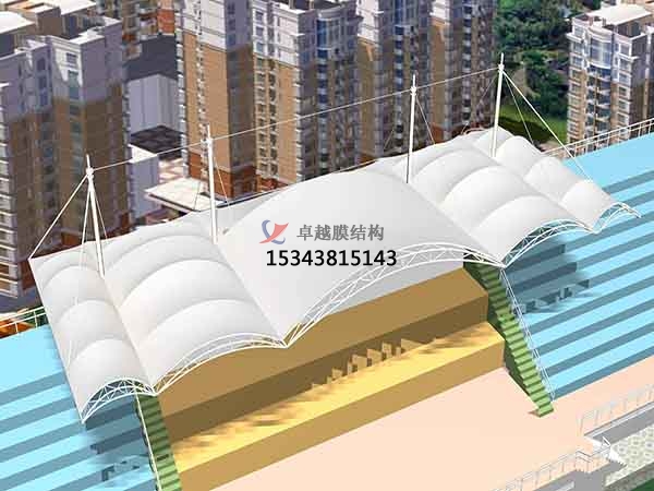 吳忠市體育場膜結(jié)構(gòu)罩棚/籃球、羽毛球、網(wǎng)球場地設(shè)計【公司直銷】?? ?