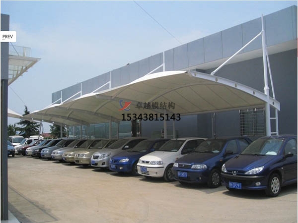 鄭州<font color='red'>膜結(jié)構(gòu)車棚</font>在設計安裝中要做到符合實際情況