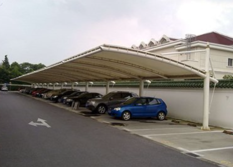 膜結(jié)構(gòu)車棚是否是精品？看清楚了，再掏錢購買哦。