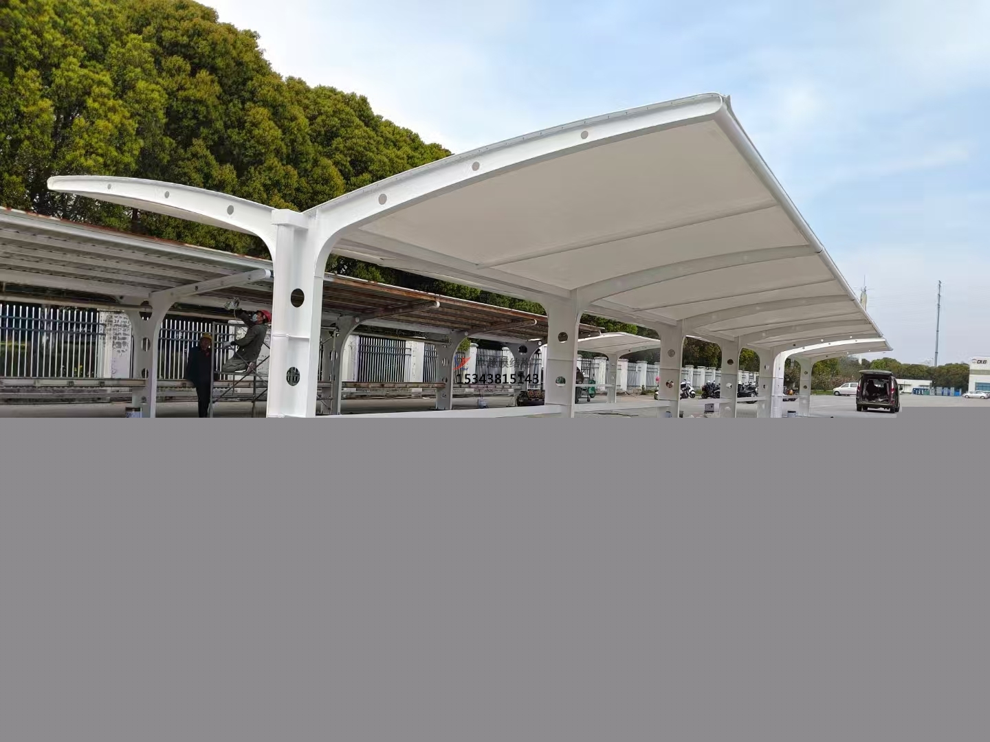 婁底充電樁車棚——婁底膜結(jié)構公司【專業(yè)廠家】